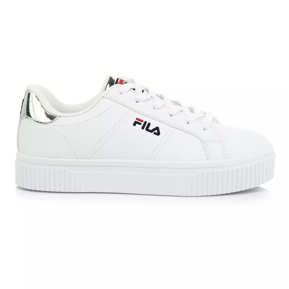 FILA WOMEN'S PANACHE 19 WHITE PLATFORM SNEAKER--Size 8.5 Women-LIKE NEW